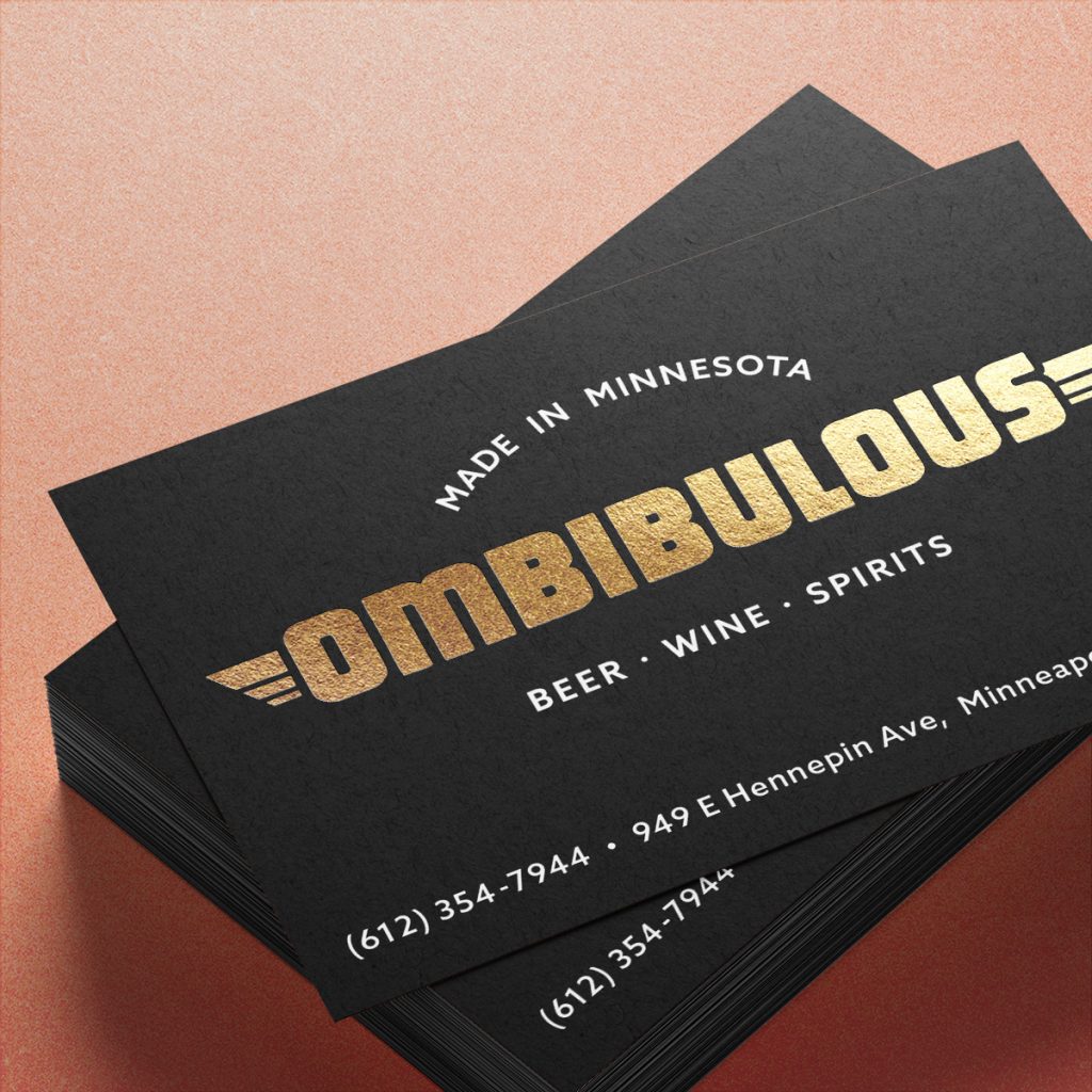 Ombibulous business cards
